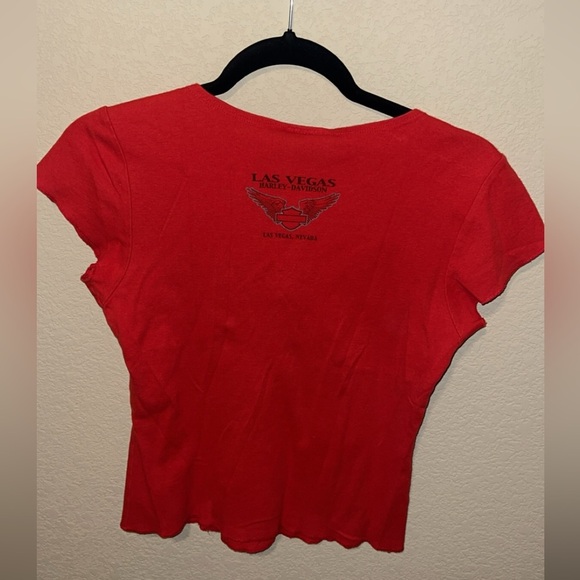 Vintage Harley Davidson Tshirt | 2001 | Eagle on Harley. - Picture 2 of 5